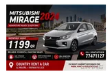 MITSUBISHI MIRAGE 2024 || CALL US 77471127
